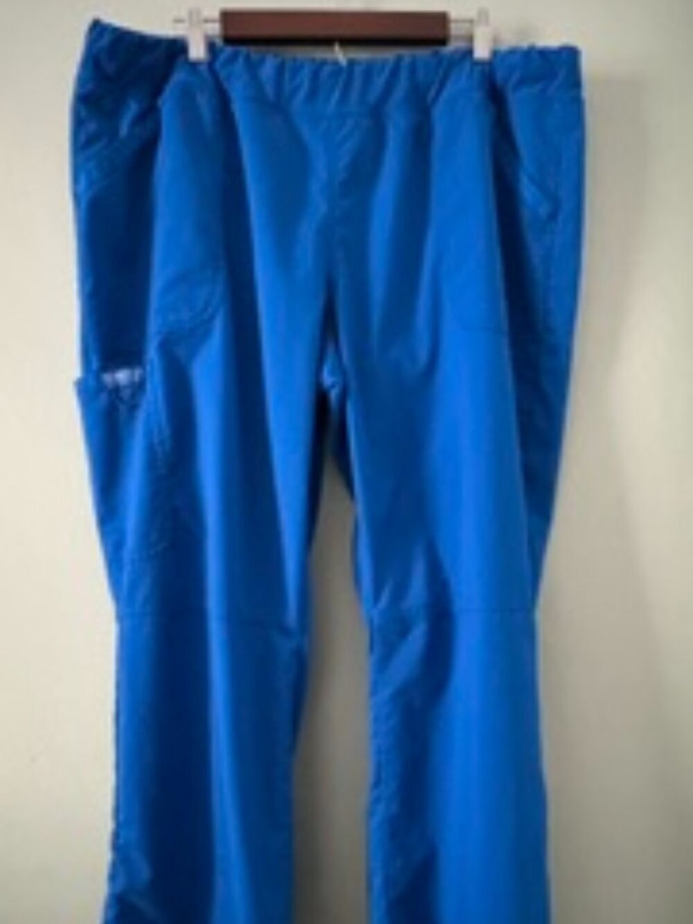 Cherokee Workwear Royal Blue Cargo Scrub Pants 2XL Petite